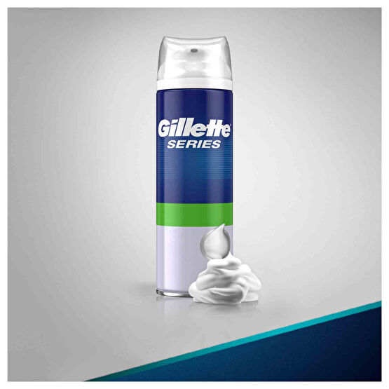 Gillette Series Tıraş Köpüğü 250 ml Hassas