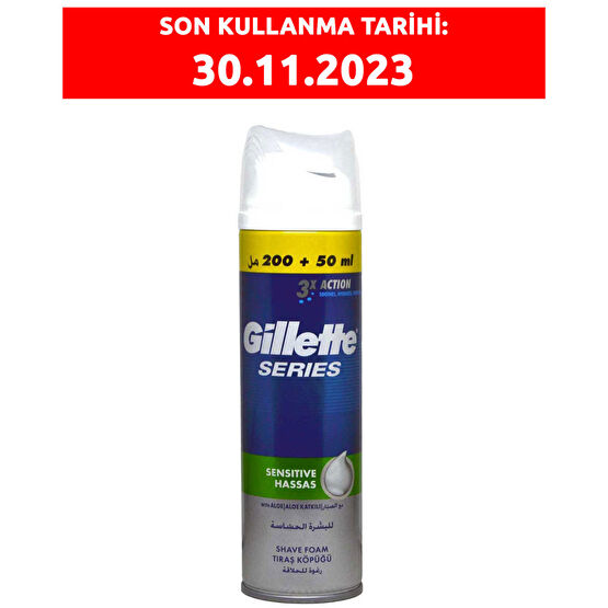 Gillette Series Tıraş Köpüğü 250 ml Hassas Tıraş Jelleri / Köpükleri / Kremleri Fiyatı