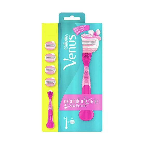 Gillette Venüs Comfortglide Spa Breeze Tıraş Makinesi + 4 Yedek Bıçak Tüy Temizleme Makineleri Fiyatı
