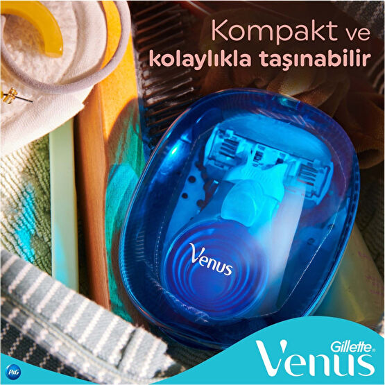 Gillette Venus Snap Breeze Kadın Tıraş Makinesi Seyahat Boyu