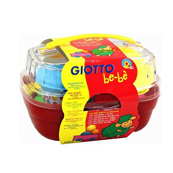 Giotto Bebe Oyun Hamuru Çanta Seti   4 X 100 Gram Oyun Hamuru + 6 Adet Aksesuar 462600 Eğitici Oyuncak Fiyatı