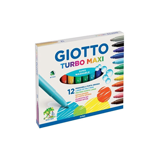 Giotto Turbo Maxi 12li Keçeli Kalem Seti Keçe Uçlu Kalem Fiyatı
