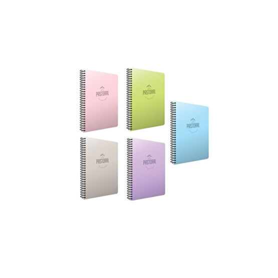 Gıpta Pastoral Spiral Plastik Kapak Defter A4 72 Yp.kareli 4lü Defter Fiyatı