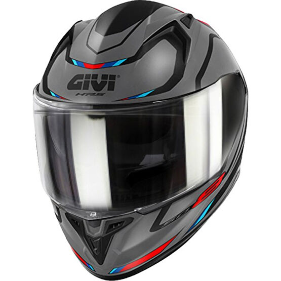 Givi 50.8 Mach1 Mat Gri-Siyah-Kırmızı Kask - L Motorsiklet Kaskları Fiyatı