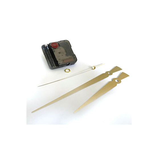 GİZEM SHOP Saat Mekanizması 1. Sınıf Akar Sessiz Saat Mekanizması Askılı 3d Saatlerle Uyumlu Gold Duvar Saati Fiyatı