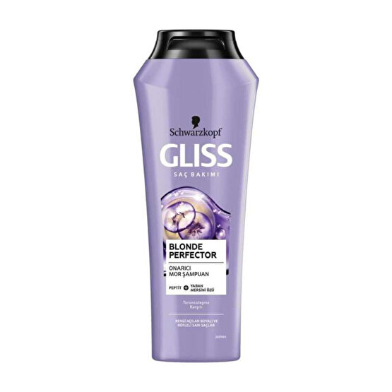 Gliss Schwarzkopf Blonde Perfector Turunculaşma Karşıtı Mor Şampuan 250 ml