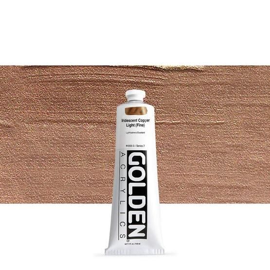 Golden Heavy Body Acrylic 148 ml Seri 7 Iridescent Copper Light