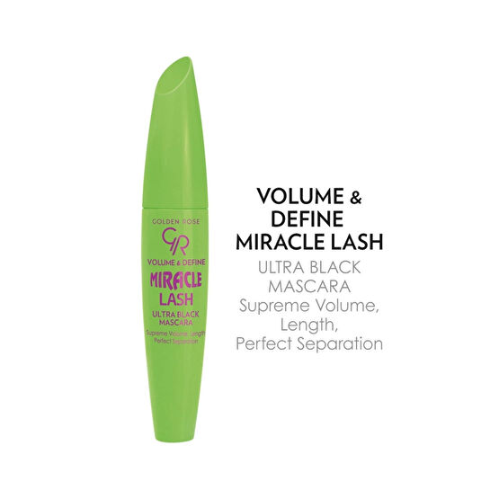 Golden Rose Volume&define Miracle Lash Ultra Black Mascara - Black-hacim Veren Maskara