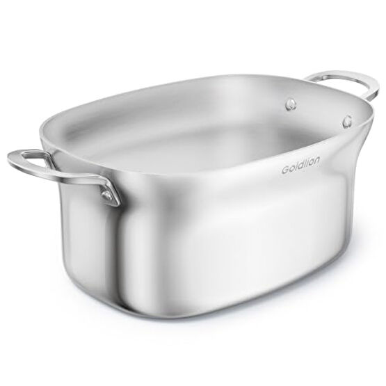 Goldlion Stainless Steel Inner Pot Compatible with Ninja Crockpot Slow Cooker 8.5 Qt - Replacement Insert Part - Accessories for Ninja Foodi Possiblecooker 8.5 Quart Düdüklü Tencereler Fiyatı