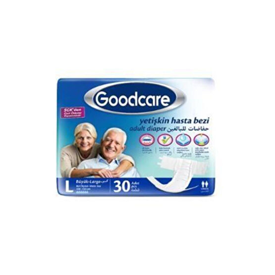 Goodcare Belbantlı Yetişkin Hasta Bezi L (BÜYÜK) 30lu L Beden Hasta Bezleri ve Temizliği Fiyatı