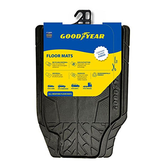 Goodyear Tüm Araçlara Uyumlu Universal 3D Havuzlu Oto Paspas Oto Paspas Fiyatı