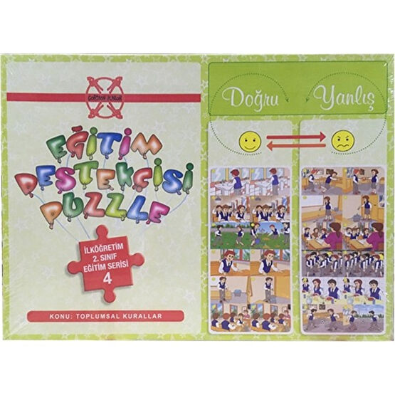 Gordion İlköğretim 2. Sınıf Eğitim Destekçisi Toplumsal Kurallar Doğru Yanlış 48 Parça Puzzle & Aksesuarları Fiyatı