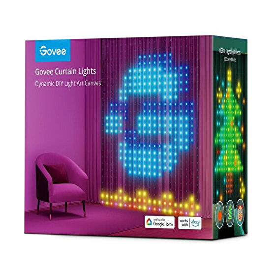 Govee H70B13A1 Wi-Fi & BT Curtain Aydınlatma Perde Led Aydınlatmalar Fiyatı