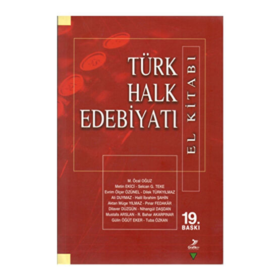 Grafiker Yayınları Türk Halk Edebiyatı ( El Kitabı) Dilaver Düzgün Roman Fiyatı