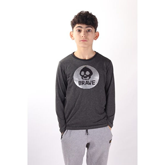 Griffon Erkek Çocuk Sweatshirt Pul Paletli E1042A6 Erkek Çocuk Sweatshirt Fiyatı