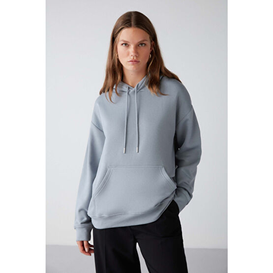 GRIMELANGE Adel Regular Relaxed Sweatshirt M Beden Bayan Sweatshirt Fiyatı