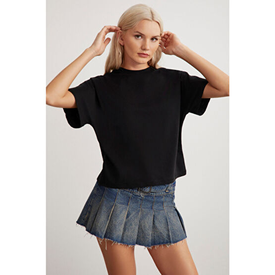 GRIMELANGE Lottıe Regular Tekli T-shirt XS Beden