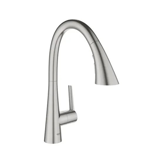Grohe Eviye Bataryasi Spiralli 2 Fonk. Zedra Super Steel-32294Dc2 Bataryalar Fiyatı