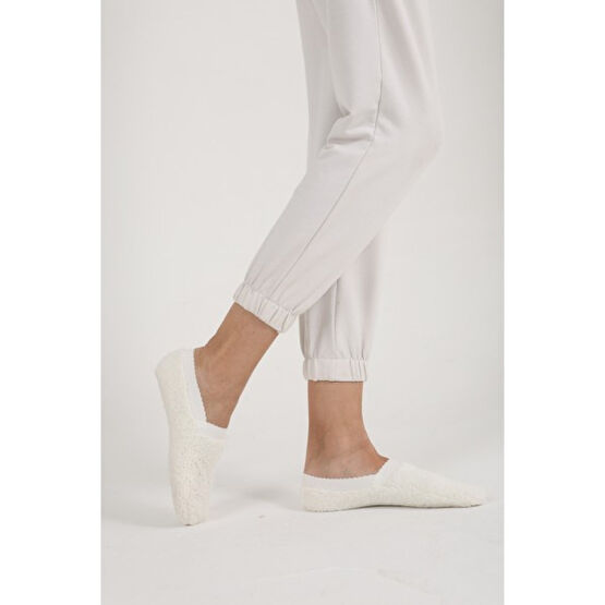 Gülçem Kadın Standart Bej Peluş Ev Patiği 36/40 Panduflar Fiyatı