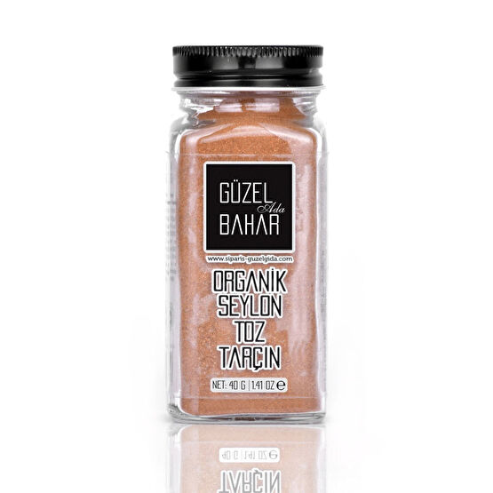 Güzel Ada Gıda Organik Seylon Toz Tarçın 40 Gr Baharat Fiyatı