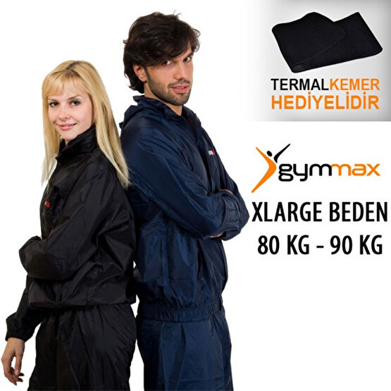 Gymmax Xlarge Beden- 80 Kg-90 Kg Sauna Eşofman Termal Kemer Fitwear (Kondisyon Giyim) Fiyatı