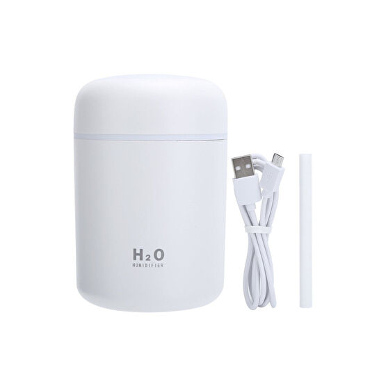 H2O Humidifier 300 Ml Ulrasonik Hava Nemlendirici Buhar Makinesi Ve Aroma Difüzörü Hava Temizleme - Nemlendirme Cihazları Fiyatı