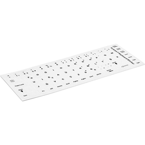 Hadron Notebook Klavye Büyük Boy Sticker Türkçe F Hadron HDX8254 Beyaz Oyuncu Klavyesi Fiyatı