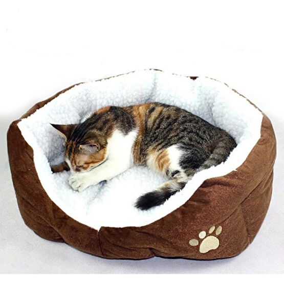 HaiTun Köpek Yatağı Kaşmir Isınma Pet Köpek Kedi Evi Kennel Yavru Mat Kış Sıcak Kedi Yuva Kanepe Yastık Kittens Köpek Yatak Pet Aksesuarları | Kedi... Koltuk Takımı / Seti Fiyatı