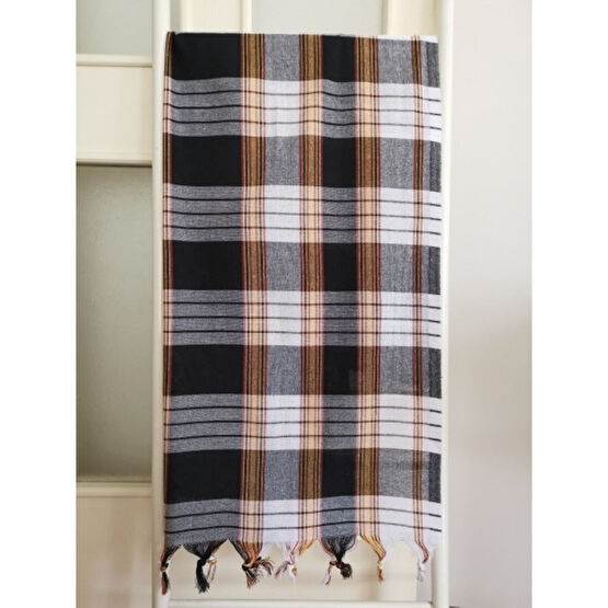 Hamam Peştemali 80X180 Peştemal, Siyah-Beyaz Klasik - Siyah - 80 x 180 cm Peştamal Fiyatı