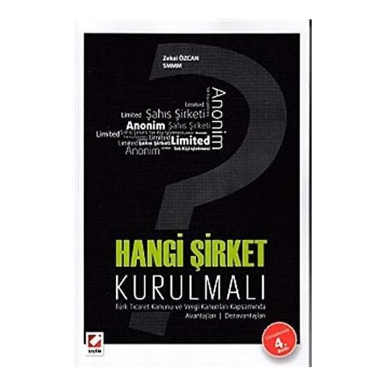 Hangi Şirket Kurulmalı - Zekai Özcan