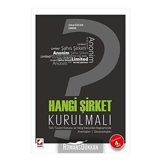 Hangi Şirket Kurulmalı - Zekai Özcan