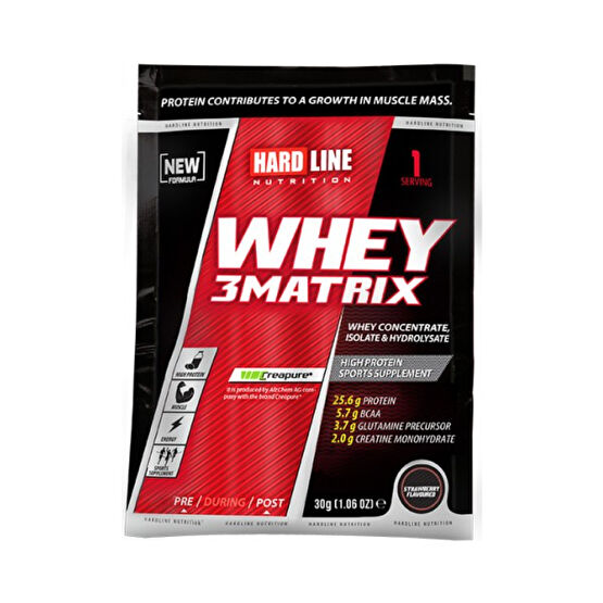 Hardline Nutrition Whey 3matrix - Çilek Protein Tozları Fiyatı