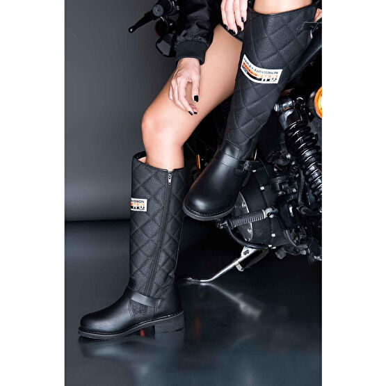 Harley Davidson Kadın Siyah Çizme 37 Beden Kadın Çizmeleri Fiyatı