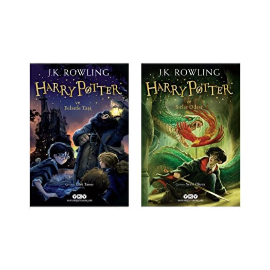 Harry Potter Serisi 1. ve 2. Kitaplar - Felsefe Taşı - Sırlar Odası Bilim Kurgu & Fantastik Fiyatı