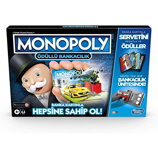 Hasbro Monopoly Ödüllü Bankacılık E8978