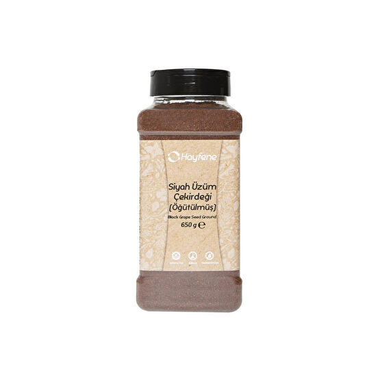 Hayfene Siyah Üzüm Çekirdeği Toz 650 gr Temel Gıda Fiyatı