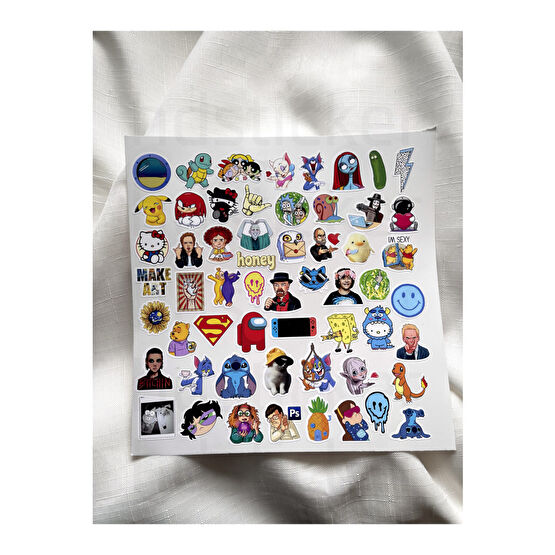 hdsticker Bullet Journal - Ajanda - Planner - Laptop Sticker Seti Mini 57 Adet P2 Etiket Fiyatı