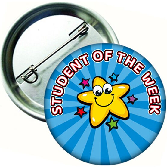 Hediye Panayırı 20 Adet  - Hediye Panayırı Student Of The Week Öğrenci Rozeti Rozet Fiyatı