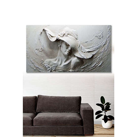 Hediyeler Kapında 120x60 Dekoratif Kanvas Duvar Tablo 60 x 120 Beden