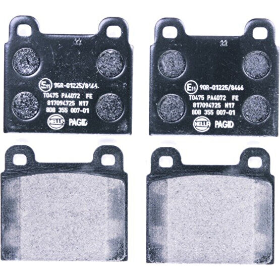 Hella Pagid Orta Boy Ön Fren Balatası 115 - 8DB 355 007-011 Frenler Fiyatı
