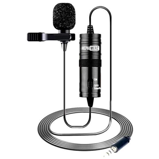 Hepa Merz HM1 Kamera Pc Telefon Hassas Youtuber Yaka Mikrofonu