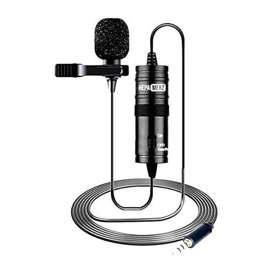 Hepa Merz HM1 Kamera Pc Telefon Hassas Youtuber Yaka Mikrofonu