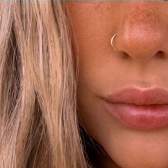 Heppii Cerrahi Çelik 6 mm Gold Renk Çelik Halka Burun Piercing Halka Hızma Hızma Fiyatı
