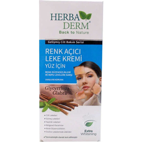 Herbaderm Renk Açıcı Leke Kremi Yüz Için 55ML Leke Kremi Fiyatı