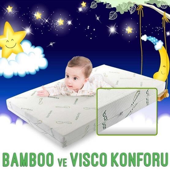 Heyner 60x120 cm Bamboo Visco Oyun Parkı Yatağı