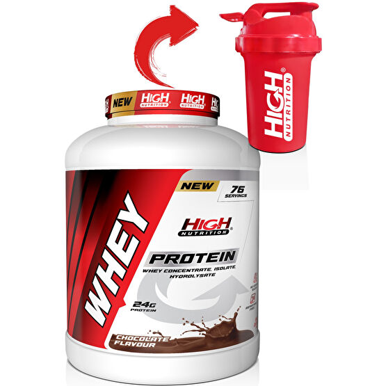 High Nutrition Whey Protein 2280 Gr Çikolata Aromalı Protein Tozu 24 Gram Protein Protein Tozları Fiyatı