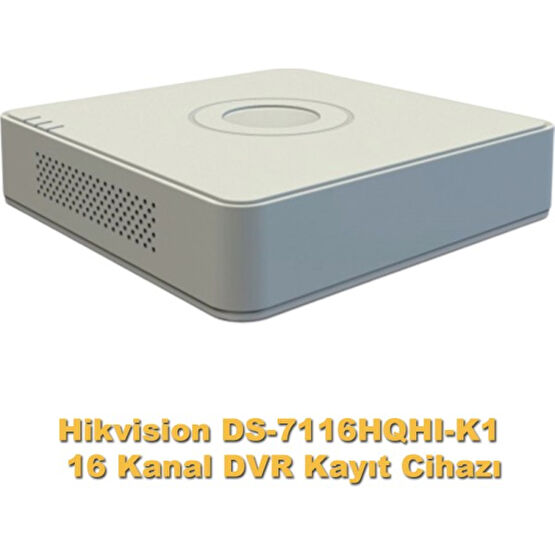 Hikvision DS-7116HQHI-K1 16 Kanal Dvr Kayıt Cihazı Güvenlik Sistemi Kayıt Cihazı Fiyatı