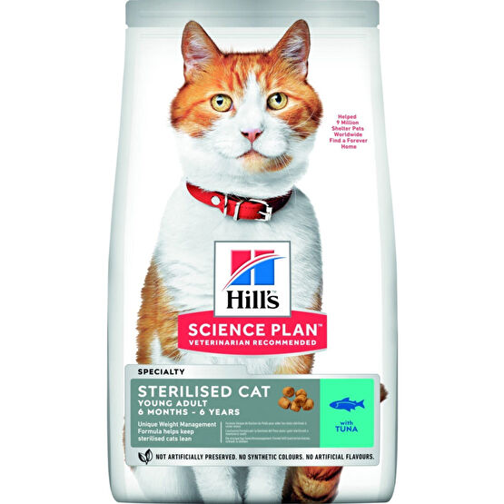 Hills Sterilised Yetişkin Ton Balıklı Kedi Maması 10 kg Evcil Hayvan Ürünleri Fiyatı