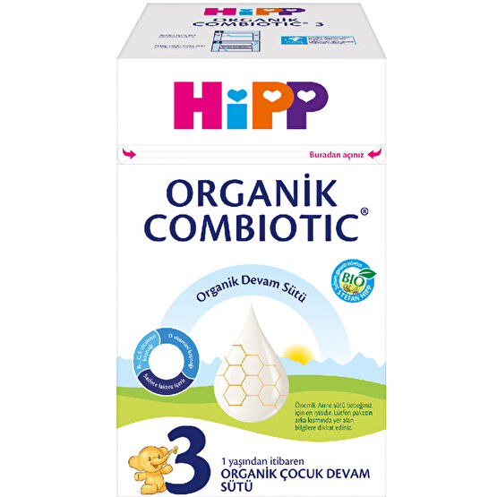 Hipp 3 Combiotic Organik Devam Sütü 800 gr