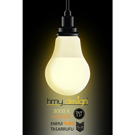 Hmydesign 9 Watt Gün Işığı Led Ampul Klasik Ampul Fiyatı